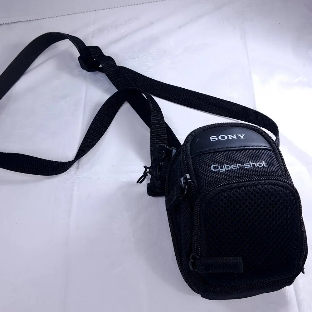 Sony‎ Cyber-Shot Camera digital Compact Carrying Bag case pouch black LCS-CSD